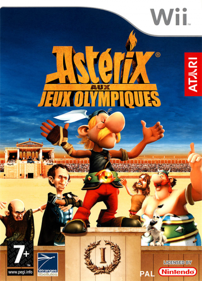 Pochette Astérix aux Jeux Olympiques version Wii