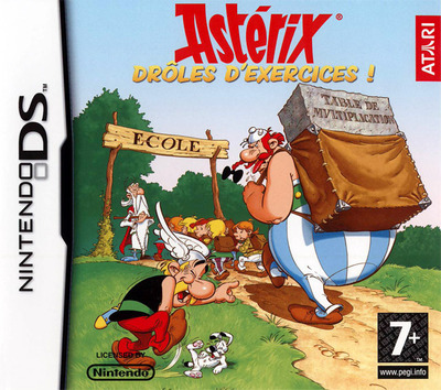 Pochette Astérix : Drôles d'Exercices version DS