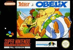 Pochette Astérix & Obélix version Super Nintendo