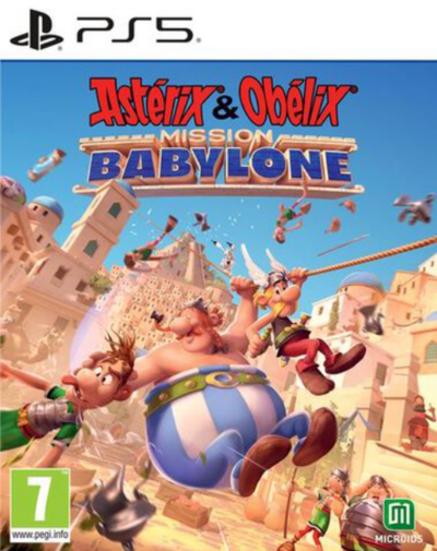 Pochette Astérix & Obélix - Mission Babylone version PlayStation 5