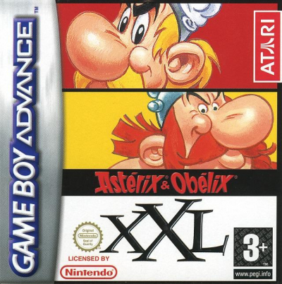 Pochette Astérix & Obélix XXL version GameBoy Advance