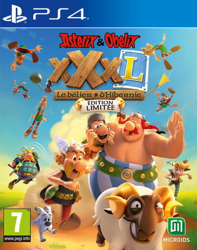 Pochette Astérix & Obélix XXXL : Le Bélier d'Hibernie version PlayStation 4