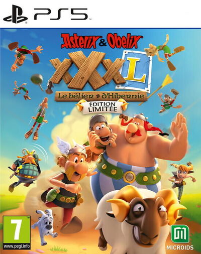 Pochette Astérix & Obélix XXXL : Le Bélier d'Hibernie version PlayStation 5