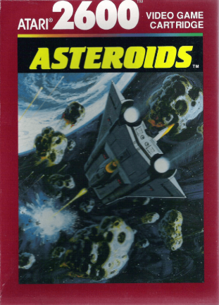 Pochette Asteroids version Atari 2600