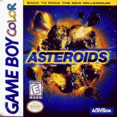 Pochette Asteroids version GameBoy/Color