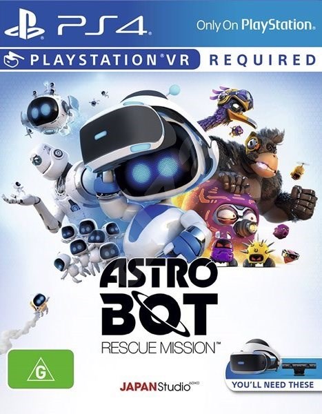 Pochette Astro Bot Rescue Mission version PlayStation 4