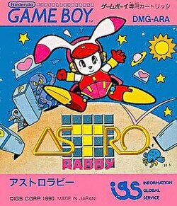Pochette Astro Rabby version GameBoy/Color