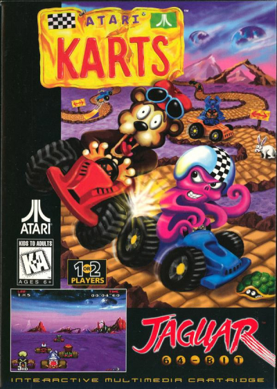 Pochette Atari Karts version Jaguar