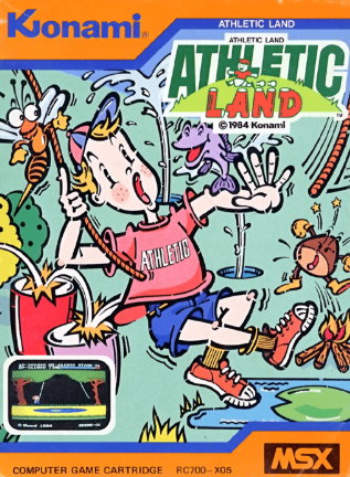 Pochette Athletic Land version MSX