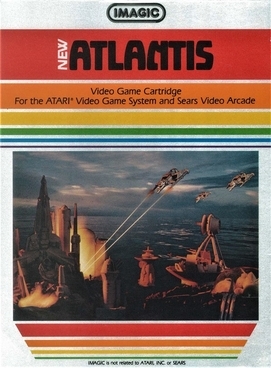 Pochette Atlantis version Atari 2600