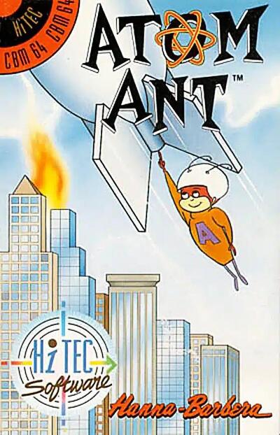 Pochette Atom Ant version Commodore 64
