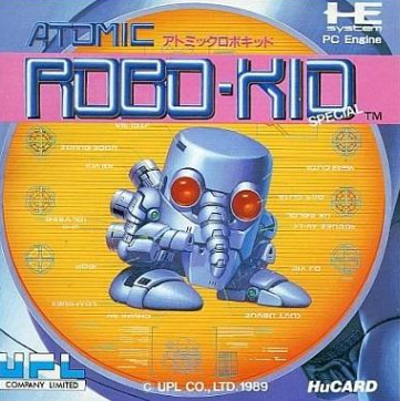 Pochette Atomic Robo-Kid version PC-Engine