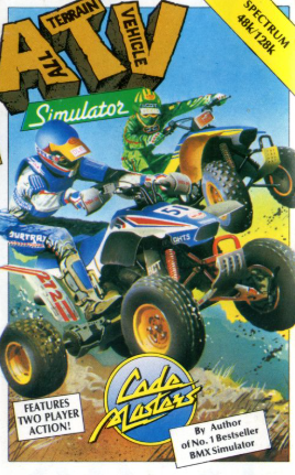 Pochette ATV Simulator version ZX Spectrum