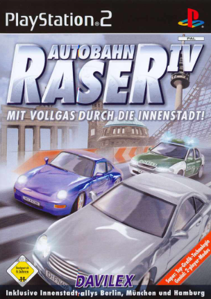 Pochette Autobahn Raser IV version PlayStation 2