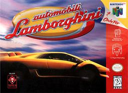Pochette Automobili Lamborghini version Nintendo 64