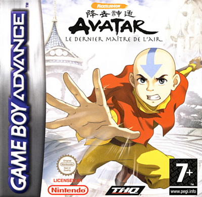 Pochette Avatar : Le Dernier Maître de l'Air version GameBoy Advance