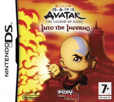 Pochette Avatar : Le Dernier Maître de l'Air : Into the Inferno version DS