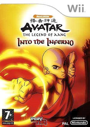 Pochette Avatar : Le Dernier Maître de l'Air : Into the Inferno version Wii