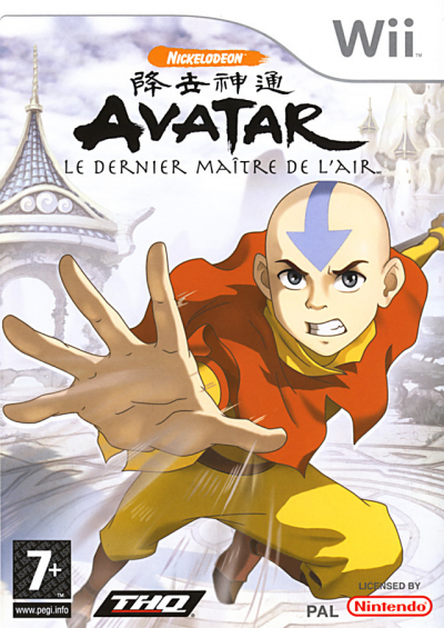 Pochette Avatar : Le Dernier Maître de l'Air version Wii