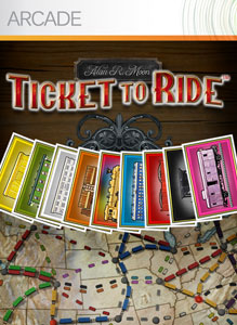 Pochette Aventuriers du Rail version Xbox 360