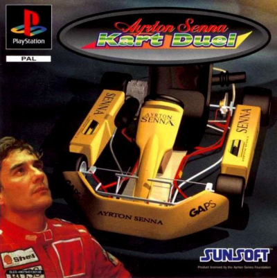 Pochette Ayrton Senna Kart Duel version PlayStation