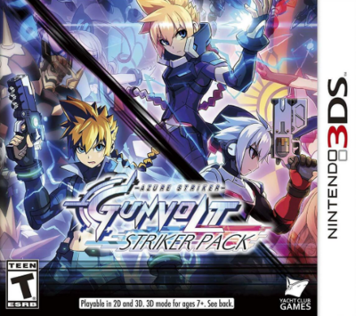 Pochette Azure Striker Gunvolt : Striker Pack version 3DS