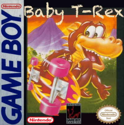 Pochette Baby T-Rex version GameBoy