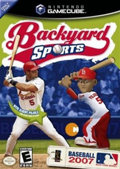Pochette Backyard Baseball 2007 version GameCube