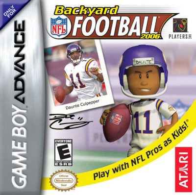 Pochette Backyard Football 2006 version GameBoy Advance