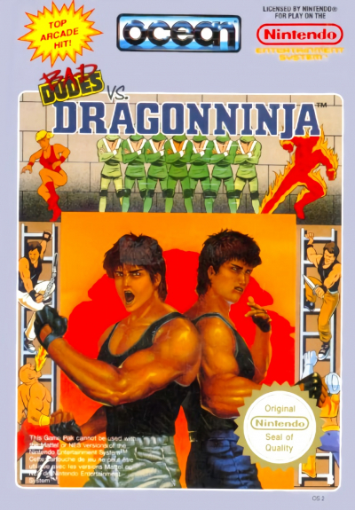Pochette Bad Dudes vs Dragon Ninja version NES
