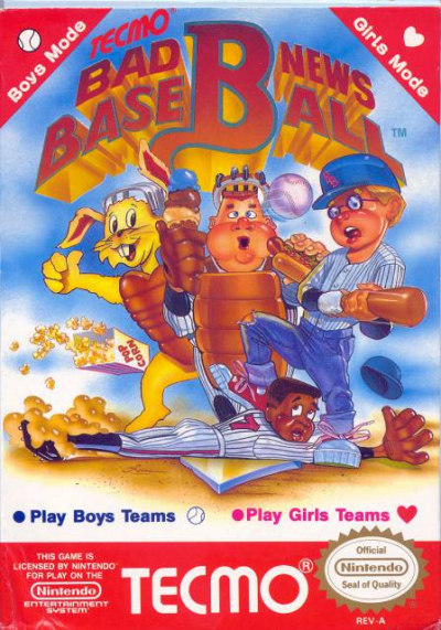 Pochette Bad News Baseball version NES