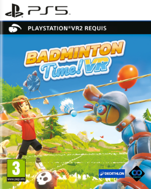 Pochette Badminton Time VR version PlayStation 5