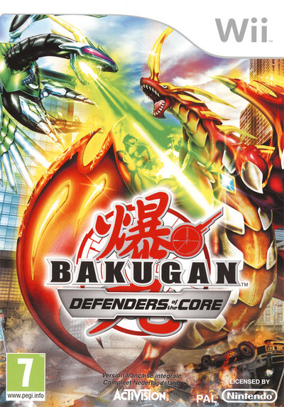 Pochette Bakugan Battle Brawlers : Les Protecteurs de la Terre version Wii