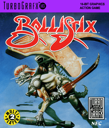 Pochette Ballistix version PC-Engine