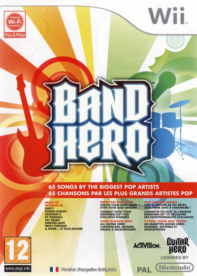 Pochette Band Hero version Wii
