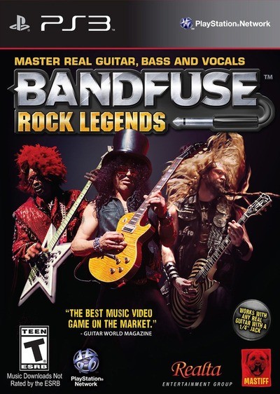 Pochette BandFuse : Rock Legends version PlayStation 3