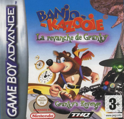 Pochette Banjo-Kazooie : la revanche de Grunty version GameBoy Advance