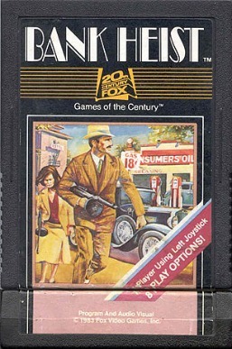 Pochette Bank Heist version Atari 2600