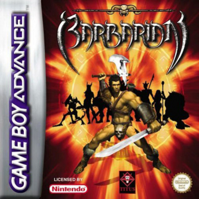 Pochette Barbarian version GameBoy Advance