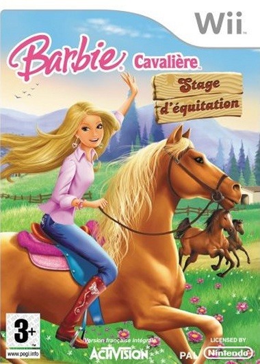 Pochette Barbie Cavalière : Stage d'équitation version Wii