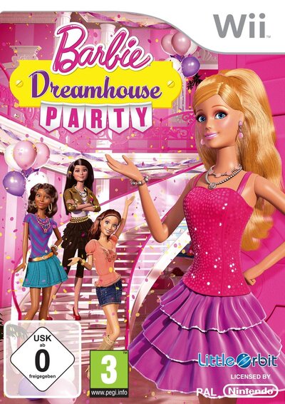 Pochette Barbie Dreamhouse Party version Wii