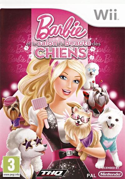 Pochette Barbie et le Salon de Beauté des Chiens version Wii