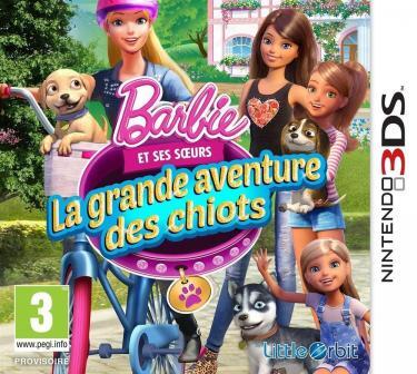 Pochette Barbie et ses sœurs : La grande aventure des chiots version 3DS