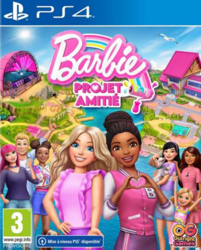 Pochette Barbie : Projet Amitié version PlayStation 4