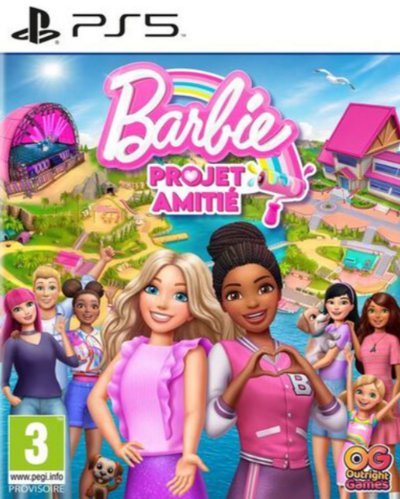 Pochette Barbie : Projet Amitié version PlayStation 5