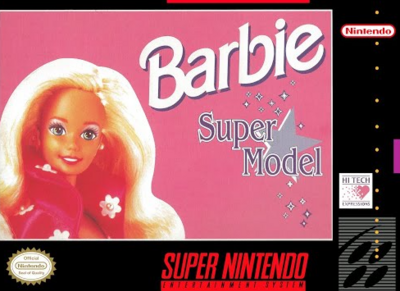 Pochette Barbie : Super Model version Super Nintendo