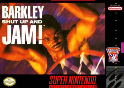 Pochette Barkley Shut Up and Jam! version Super Nintendo