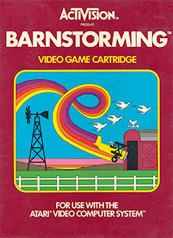 Pochette Barnstorming version Atari 2600