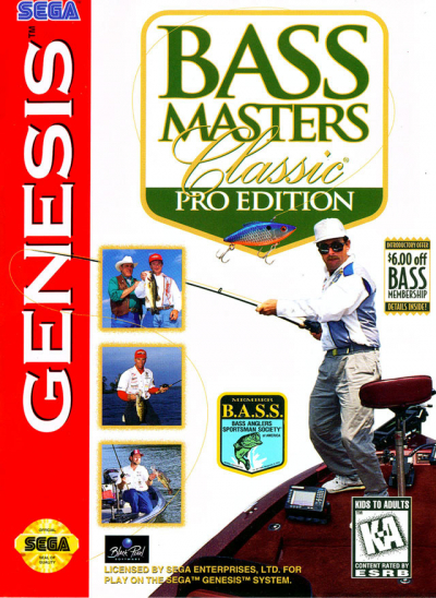 Pochette Bass Masters Classic : Pro Edition version Megadrive