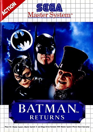Pochette Batman Returns version Master System